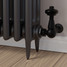 T-TRV-020-CR-SB-PIP-LS00 - Flatford Traditional TRV Corner Satin Black Thermostatic Radiator Valves With Sleeves T-TRV-020-CR-SB-PIP-LS00 - Flatford Traditional TRV Corner Satin Black Thermostatic Radiator Valves With Sleeves